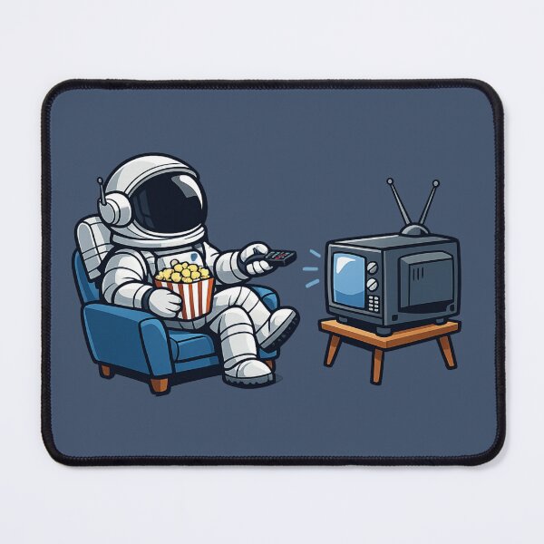 Item preview, Astronaut Watching TV designed and sold by BROHLine Studio.