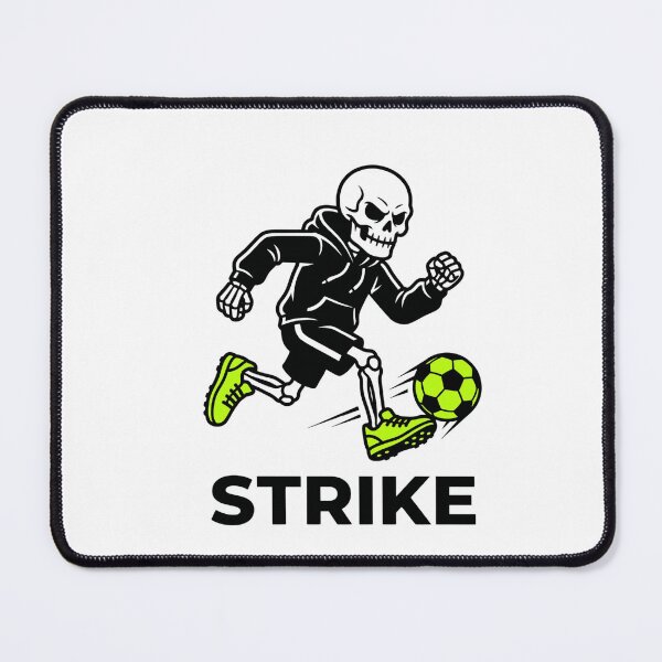 Item preview, Cool Striker Skeleton Soccer Ball Run Laptop Decal designed and sold by Mr-wow.