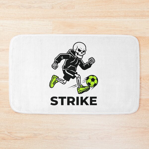 Item preview, Cool Striker Skeleton Soccer Ball Run Laptop Decal designed and sold by Mr-wow.