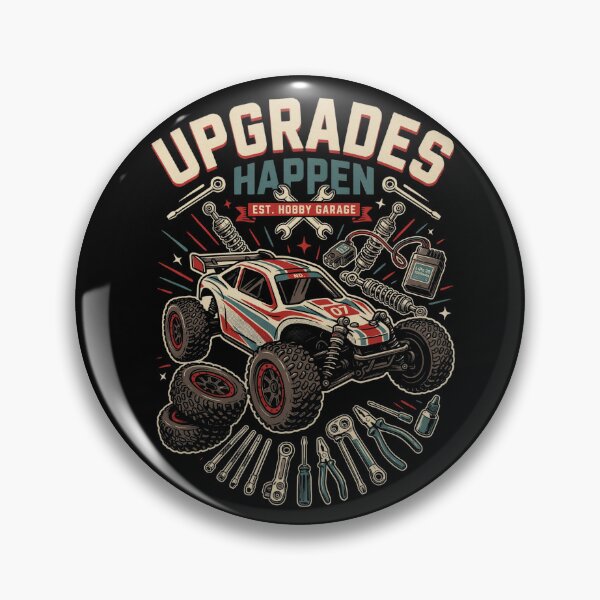 Item preview, Upgrades Happen - RC Racing Mechanic Vintage designed and sold by No Excuses Supply.