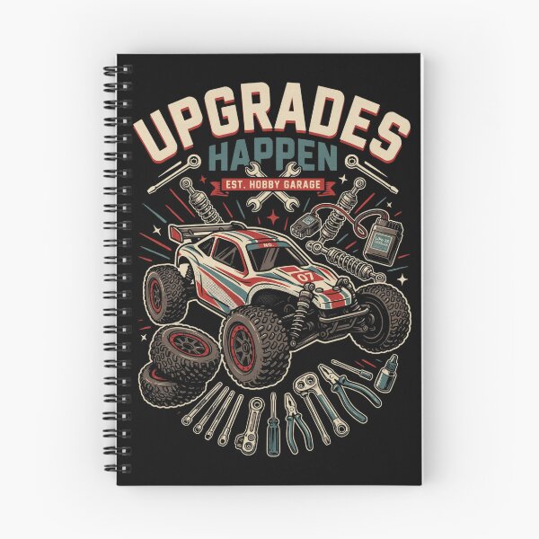 Item preview, Upgrades Happen - RC Racing Mechanic Vintage designed and sold by No Excuses Supply.