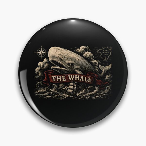 Item preview, Moby Dick The Whale Vintage Maritime Map Engraving Art designed and sold by Fenay Designs.