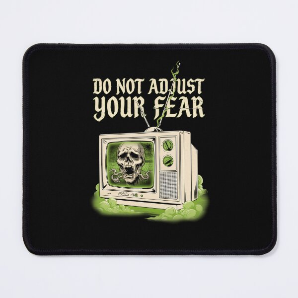 Item preview, Do Not Adjust Your Fear, Retro Horror TV Vintage 80s Graphic designed and sold by CryptReel.