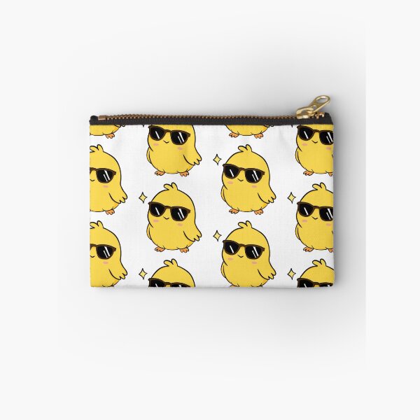 Item preview, Cool Chick with Sunglasses Cute Kawaii Yellow Baby Bird Sticker designed and sold by LYAN-STORE.