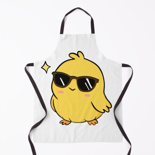 Item preview, Cool Chick with Sunglasses Cute Kawaii Yellow Baby Bird Sticker designed and sold by LYAN-STORE.
