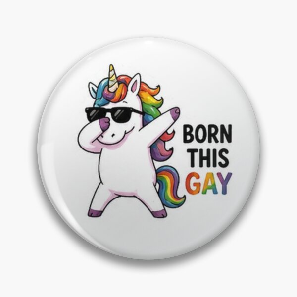 Item preview, Born This Gay Dabbing Unicorn Pride designed and sold by Pixanova.