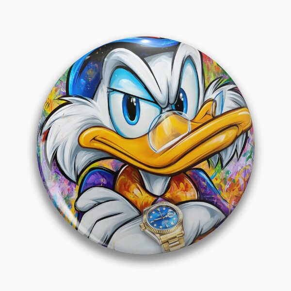 Item preview, Uncle Scrooge McDuck Wearing Rolex Luxury Pop Art designed and sold by BrewChef.