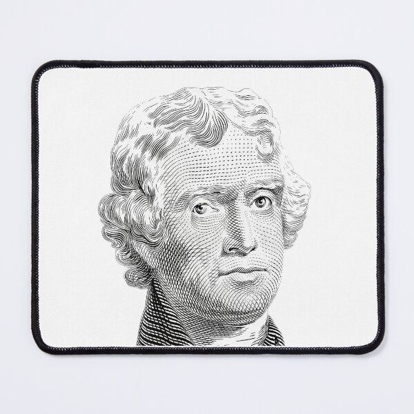 Item preview, Classic Engraved Portrait of Thomas Jefferson designed and sold by Artisan Finds Online.