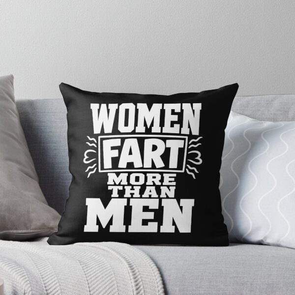 Item preview, Women Fart More Than Men Silly Bathroom Humor designed and sold by FreshVibe Prints.