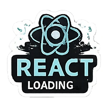 Artwork thumbnail, React Developer Loading Sticker by FancyPlus