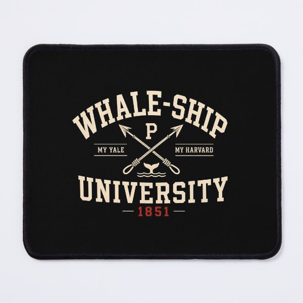 Item preview, Moby Dick Whale Ship University Yale Harvard College Parody designed and sold by Fenay Designs.