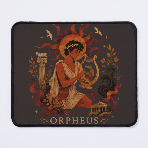 Item preview, Orpheus Lyre Art Print – Dark Academia Mythology Aesthetic for Book Lovers designed and sold by · GAMING SOUL ·.