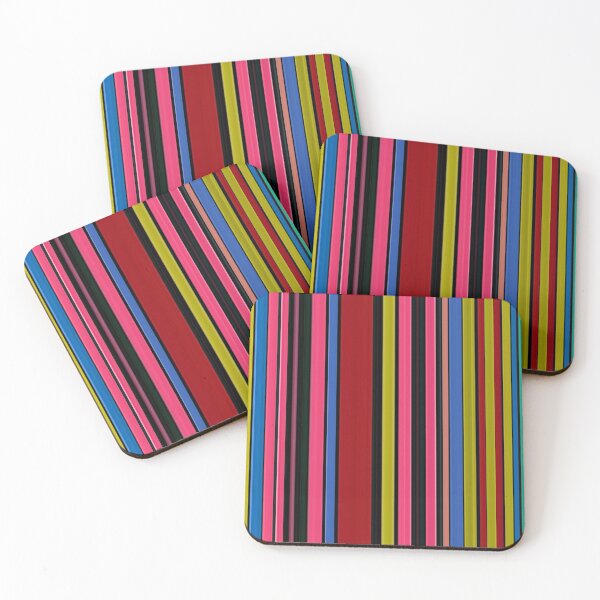 Item preview, Abstract Pattern "Vertical colored stripes" designed and sold by Gluecknika.