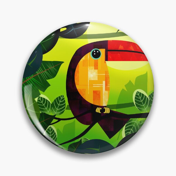 Item preview, Toucan in Lush Green Jungle designed and sold by Andrew  Hitchen.