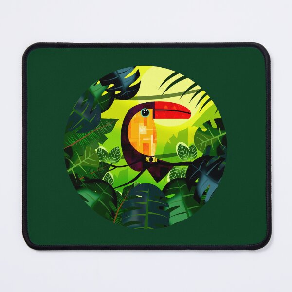 Item preview, Toucan in Lush Green Jungle designed and sold by Andrew  Hitchen.