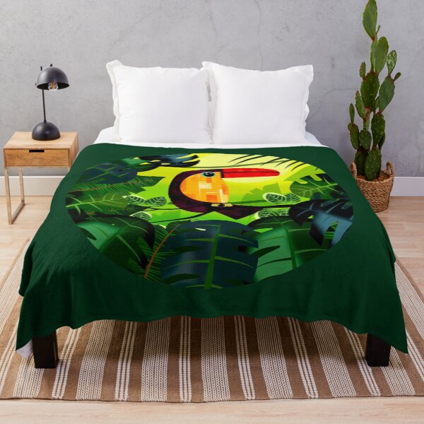 Item preview, Toucan in Lush Green Jungle designed and sold by Andrew  Hitchen.