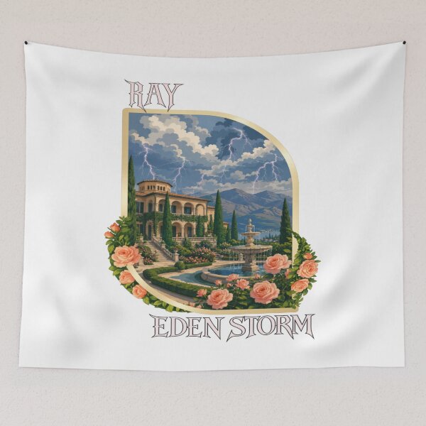 Item preview, Eden Storm | Luxury Garden and Thunderstorm Aesthetic Art Design designed and sold by RAYapparel.