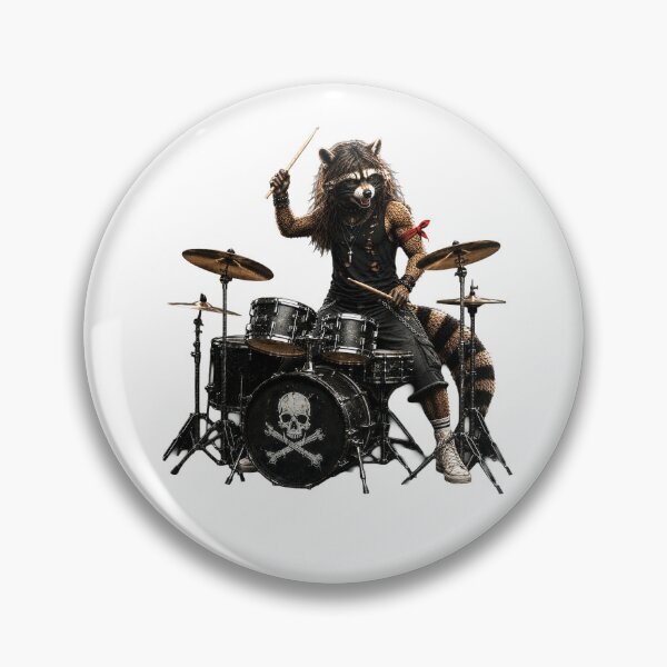 Item preview, Funny Raccoon Drummer Gifts For Musicians designed and sold by Bisonia.