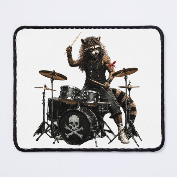 Item preview, Funny Raccoon Drummer Gifts For Musicians designed and sold by Bisonia.