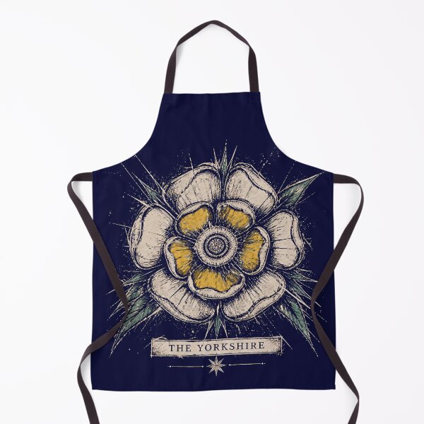 Item preview, The Yorkshire White Rose Vintage Emblem Design designed and sold by QlkaDotCom SHOP.