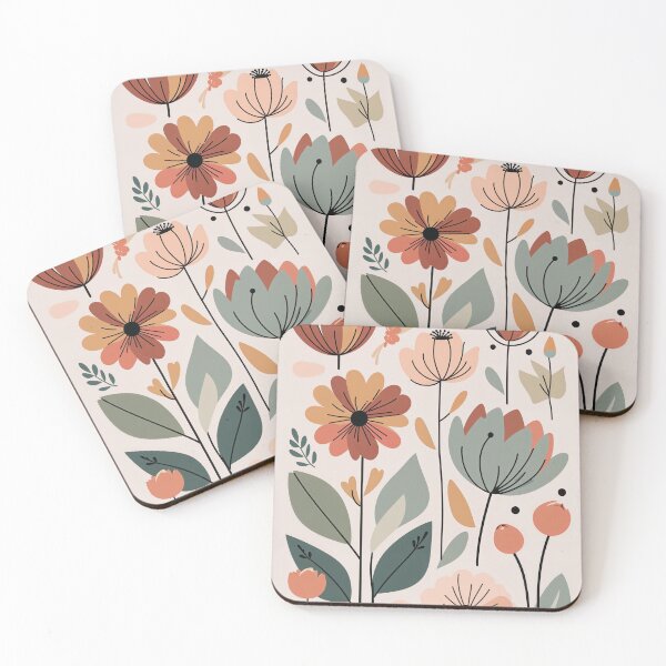 Item preview, Boho Botanical Print, Terracotta Sage Floral Art designed and sold by KHCreative2025.
