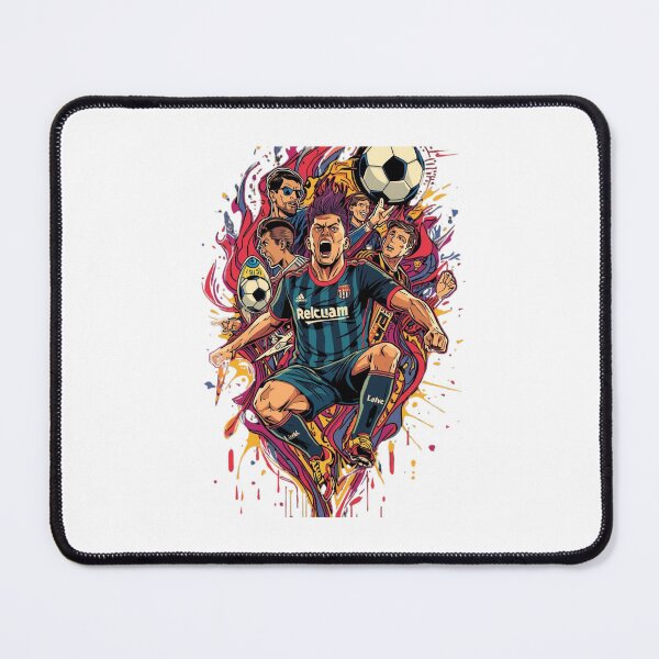 Item preview, "Epic Soccer Legends: Vibrant Football Art Print" designed and sold by ShopTwentyFour.