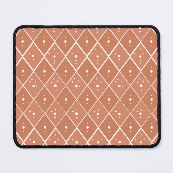 Item preview, Terracotta Argyle Dot Pattern designed and sold by Little Wimbly.