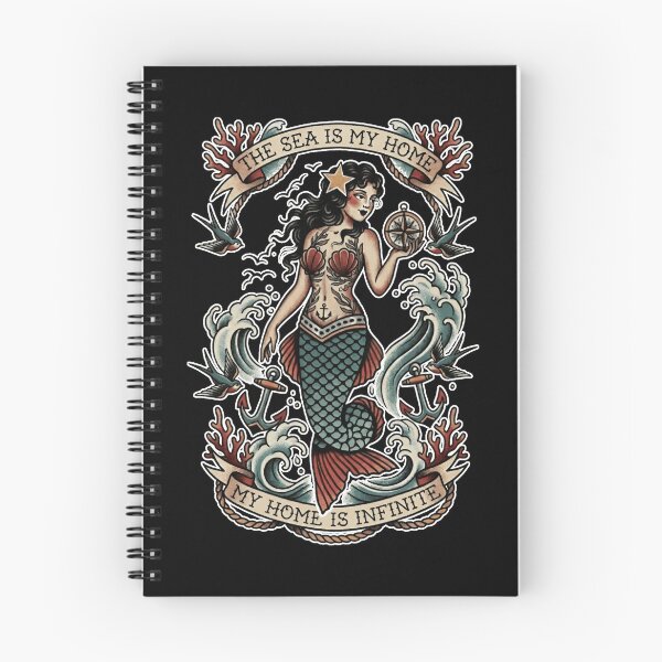 Item preview, Mermaid tattoo designed and sold by Mario-Mora-Art.