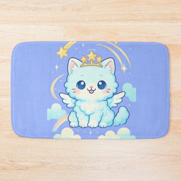 Item preview, Kawaii Angel Cat with crown and stars designed and sold by     NovaCraft.