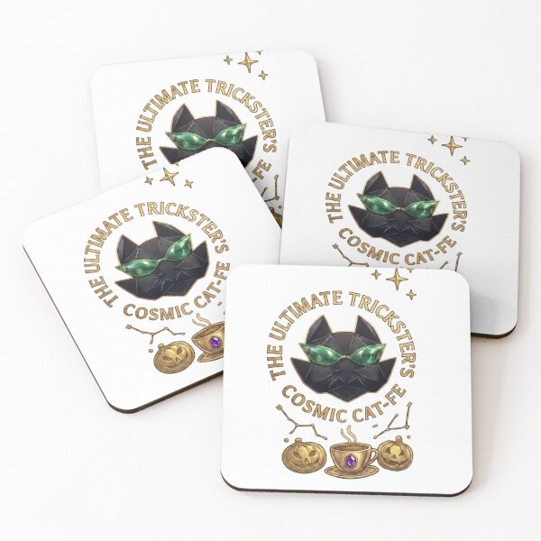 Item preview, Cosmic Cat‑Fe Trickster – コズミック猫カフェ・トリックスター designed and sold by dragon580.