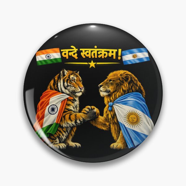 Item preview, ??? Bengal Tiger & Argentine Lion — वन्दे स्वतंत्रम्! ⚡?? designed and sold by Tienda Argentina.