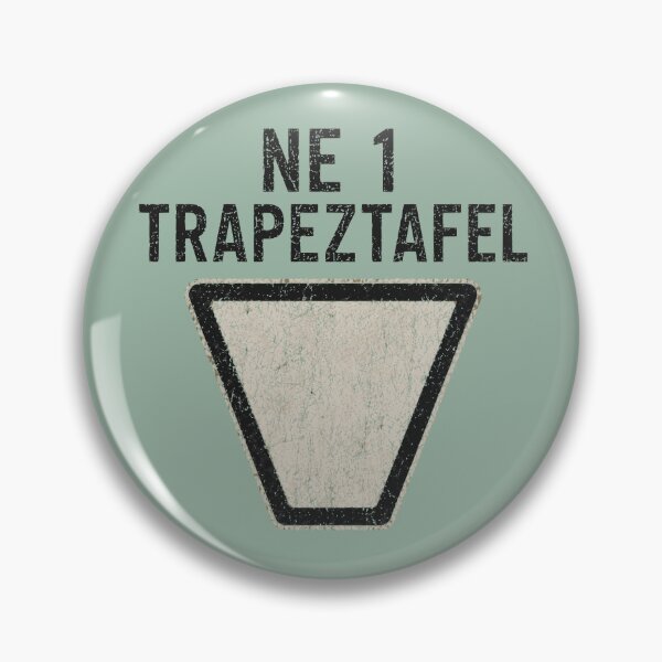 Item preview, NE 1 Trapeztafel | German Railway Signal designed and sold by Geokafi.