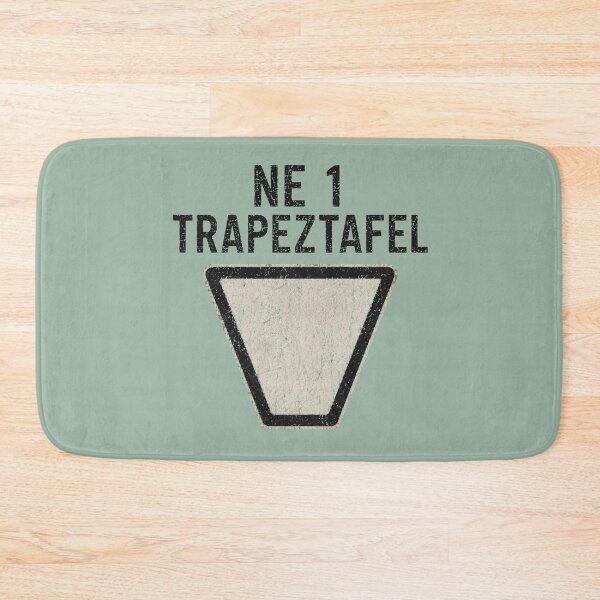 Item preview, NE 1 Trapeztafel | Señal ferroviaria alemana designed and sold by Geokafi.
