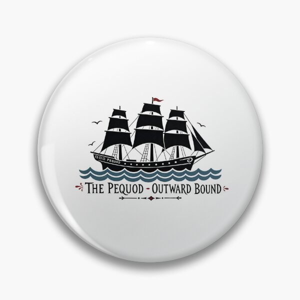 Item preview, Moby Dick The Pequod Outward Bound Classic Sailing Ship Art designed and sold by Fenay Designs.