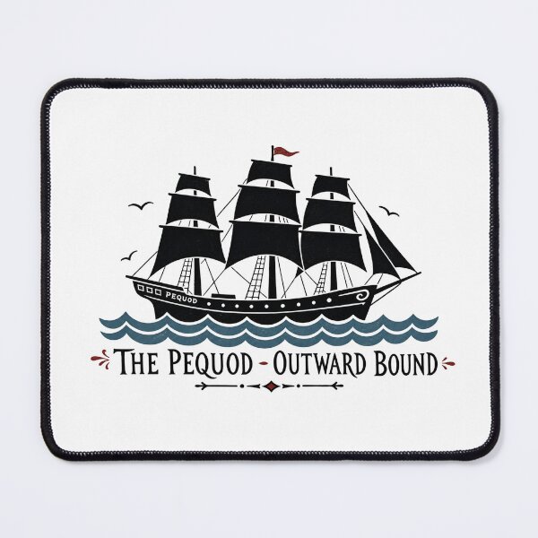 Item preview, Moby Dick The Pequod Outward Bound Classic Sailing Ship Art designed and sold by Fenay Designs.