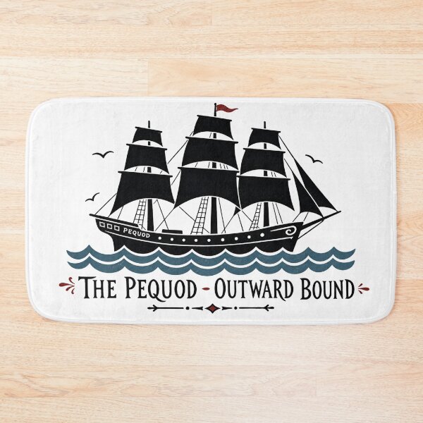 Item preview, Moby Dick The Pequod Outward Bound Classic Sailing Ship Art designed and sold by Fenay Designs.