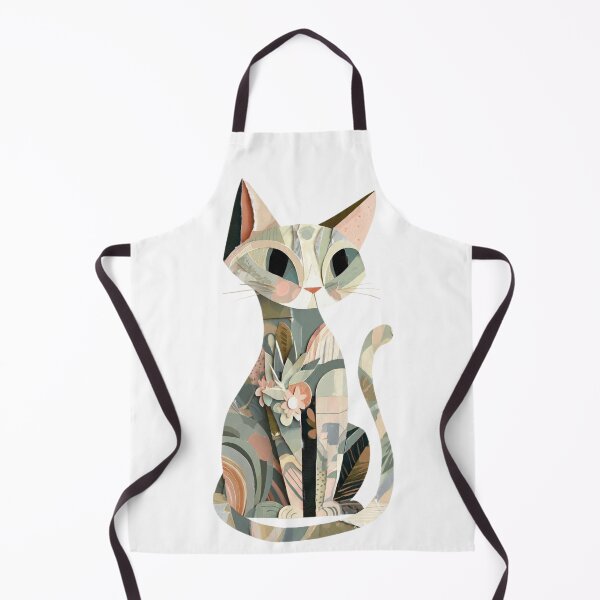 Item preview, A Paper-Cut Botanic Feline Silhouette designed and sold by Moody Vibes Studio.