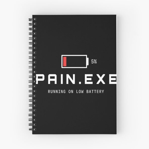Item preview, Pain.exe Running On Low Battery Funny Tech Design designed and sold by AM   Store.