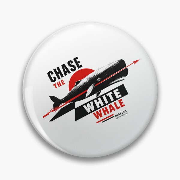 Item preview, Moby Dick Chase The White Whale Red Sun Harpoon Art designed and sold by Fenay Designs.