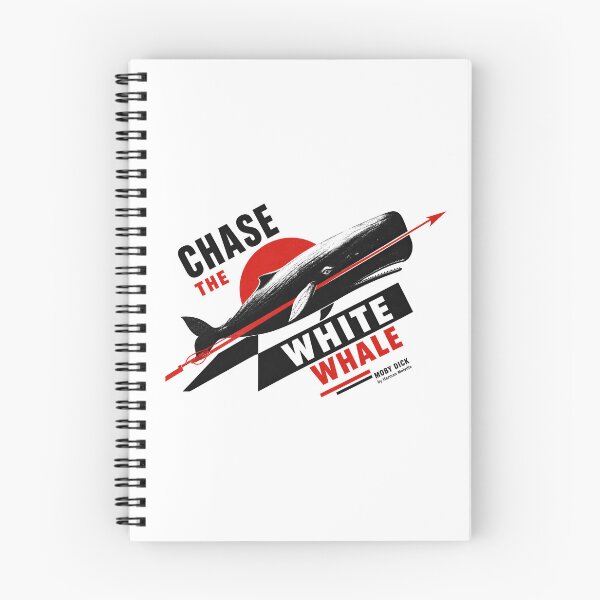 Item preview, Moby Dick Chase The White Whale Red Sun Harpoon Art designed and sold by Fenay Designs.