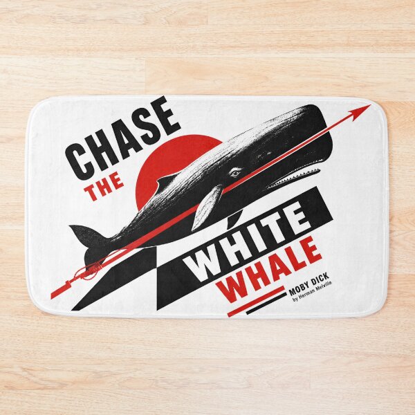 Item preview, Moby Dick Chase The White Whale Red Sun Harpoon Art designed and sold by Fenay Designs.