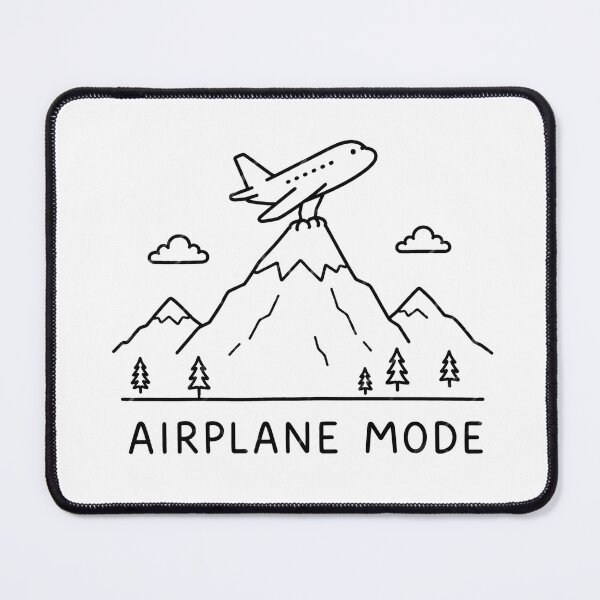 Item preview, Airplane Mode Travel Adventure Design designed and sold by MonkiFlipp.