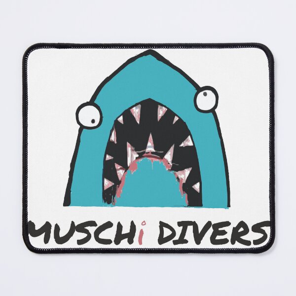 Item preview, MUSCHi DIVERS 2025 Graffiti Blue designed and sold by djmuji.
