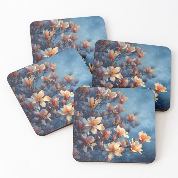 Item preview, Magnolia at dusk – Elegant terracotta flower designed and sold by Art70shop.