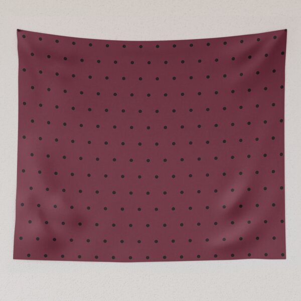 Item preview, Burgundy and Black micro dots designed and sold by pattern-archive.