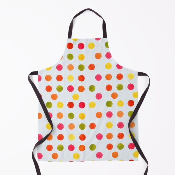 Item preview, Marigold Confetti – Hand-Painted Polka Dot Pattern in Powder Mist designed and sold by Piret Victoria Ribas.