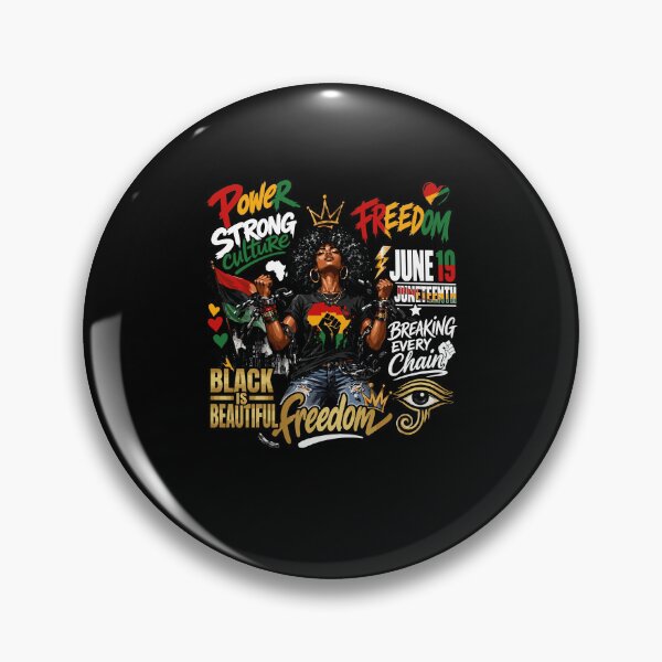 Item preview, Juneteenth 1865 Power Strong Culture Freedom Day Black History Month designed and sold by PixlCrypt.