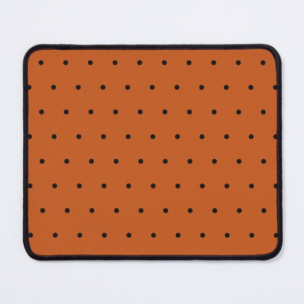 Item preview, Burnt Orange and Black micro dots designed and sold by pattern-archive.