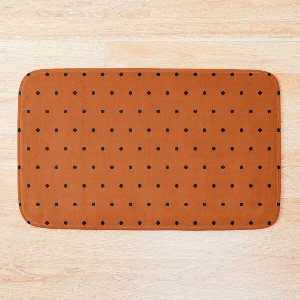 Item preview, Burnt Orange and Black micro dots designed and sold by pattern-archive.