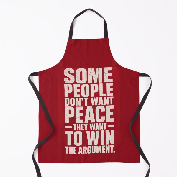 Item preview, Some people don’t want peace — they want to win the argument. | RED  Bold Political Quote Poster designed and sold by The Digital Compass.